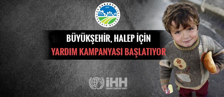 Büyükşehir, Halep için yardım kampanyası başlatıyor