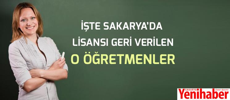 İşte çalışma lisansları geri verilen o öğretmenler