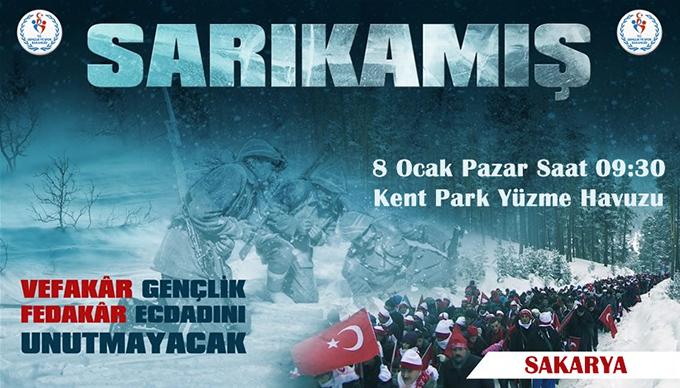 Sarıkamış Şehitlerini anma yürüyüşü 