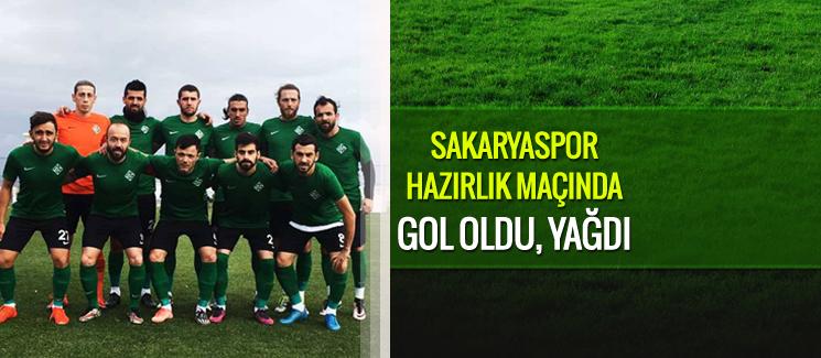 Sakaryaspor, hazırlık maçında gol oldu yağdı