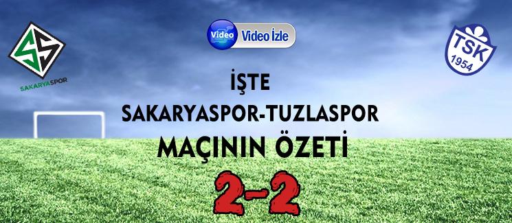 İşte Sakaryaspor-Tuzlaspor maçının özeti