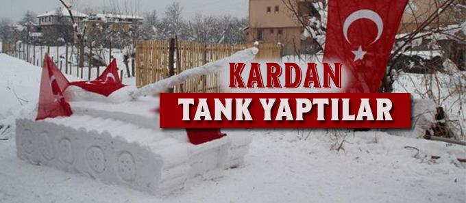 Kardan tank yaptılar