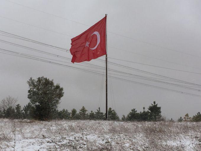 Beklenen kar yağışı sabaha karşı geldi