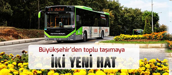 Büyükşehirden toplu taşımaya büyük kolaylık