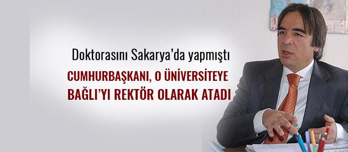 Doktorasını Sakarya'da yapmıştı...