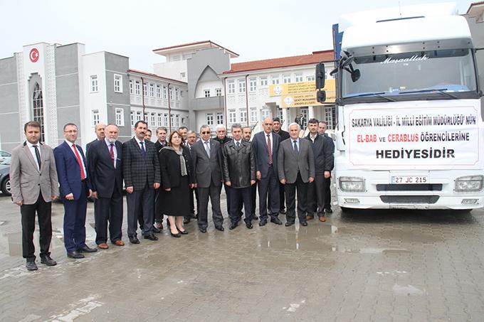 Sakaryalı öğrencilerden Cerablus ve El-Bab'a yardım