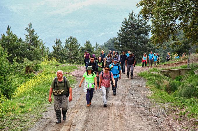 Doğanın eşsiz güzellikleri arasında yürüdüler