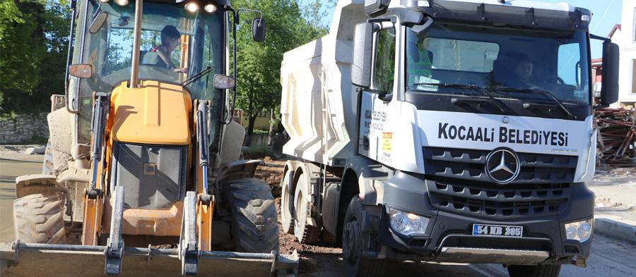 Kocaali'deki o caddenin çehresi değişiyor