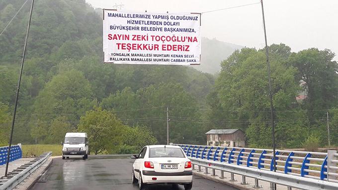 Büyükşehire köprü teşekkürü