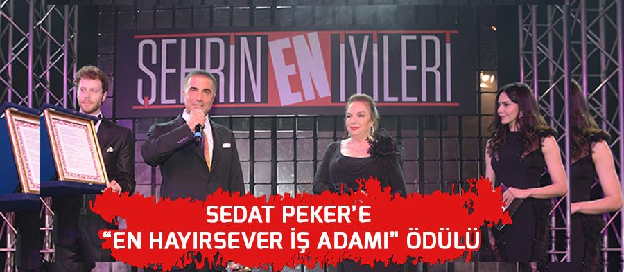 Sedat Pekere en hayırsever iş adamı ödülü