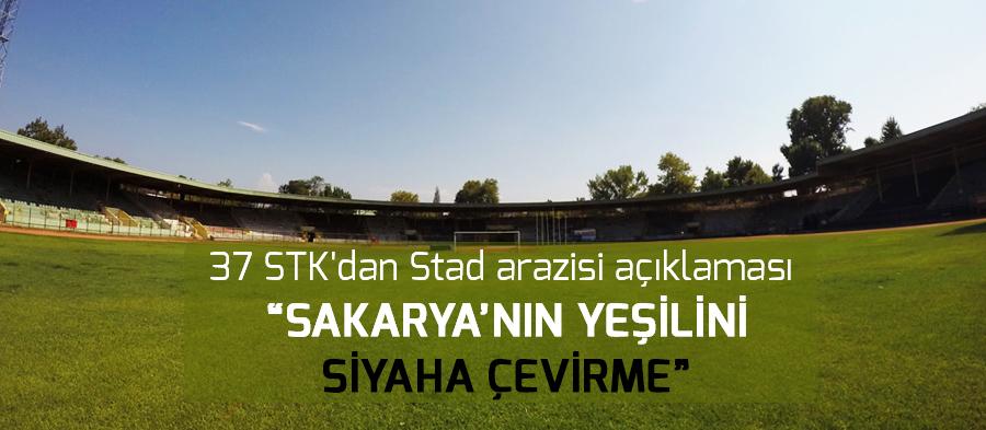 37 STK'dan Stad arazisi açıklaması