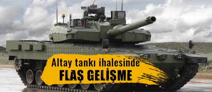 Altay tankı ihalesinde flaş gelişme