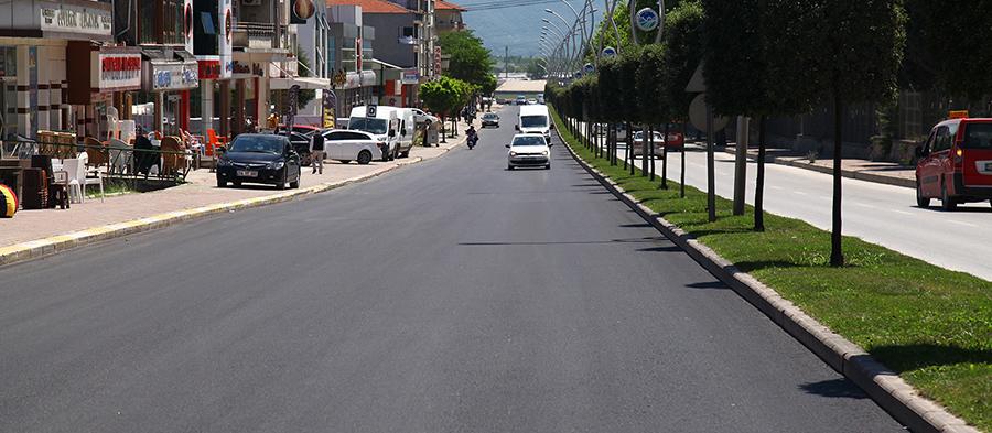 Orhangazi Caddesi asfaltla buluştu