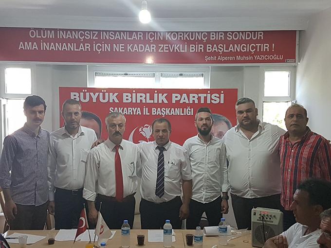 Cemal Can, BBP Sakarya İl Başkanı seçildi