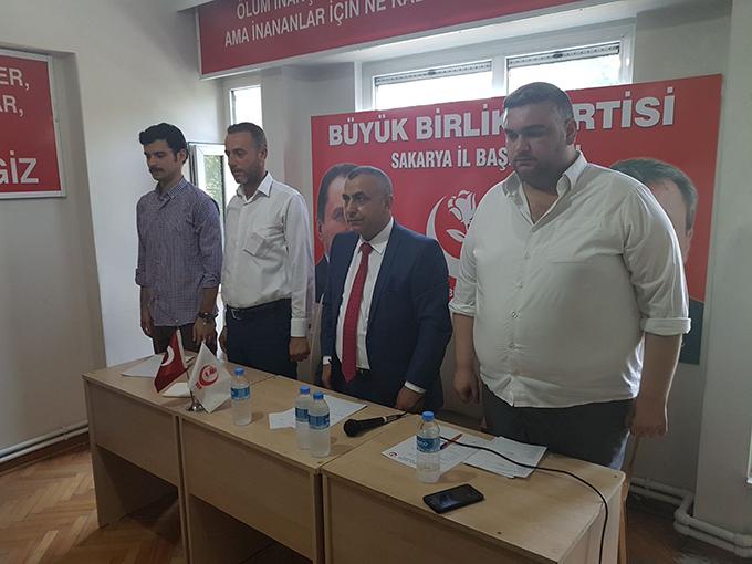 Cemal Can, BBP Sakarya İl Başkanı seçildi