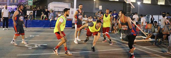 Sokak basketbolu ilgiyle izlendi