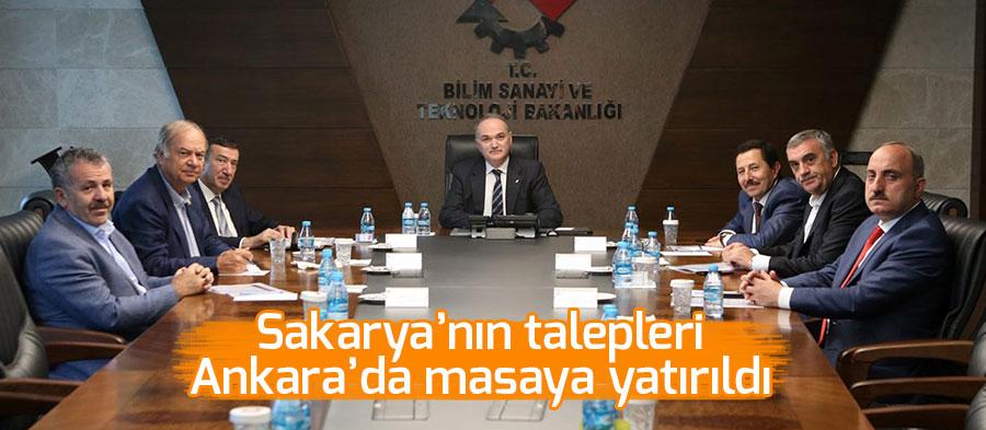 Sakaryanın talepleri masaya yatırıldı