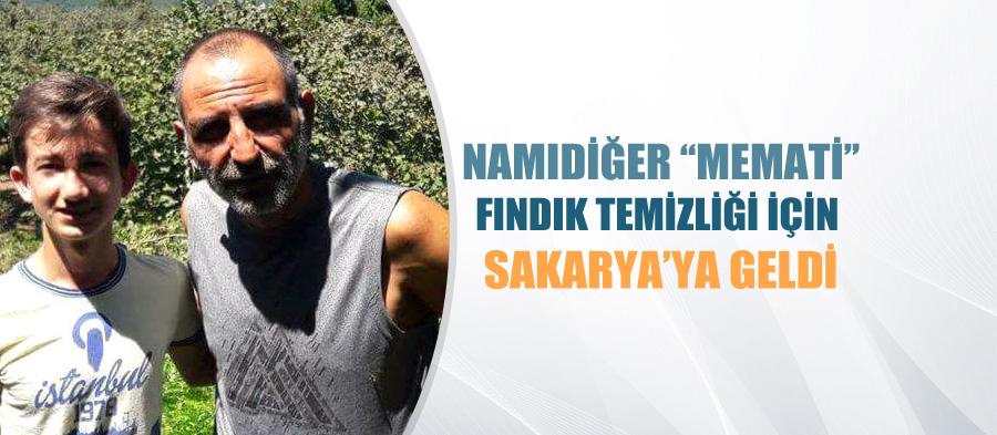 Ünlü oyuncu ''Memati'' fındık için Sakarya'ya geldi