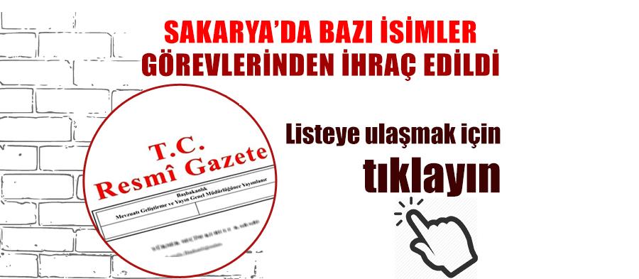 O isimler yeni KHK ile görevlerinden ihraç edildi