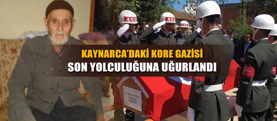 Kore Gazisi son yolculuğuna uğurlandı