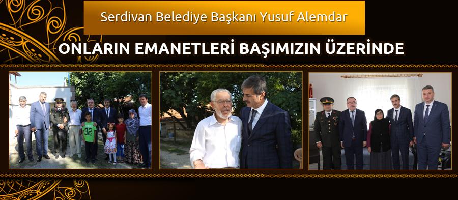 Yusuf Alemdar; Onların emanetleri başımızın üzerinde