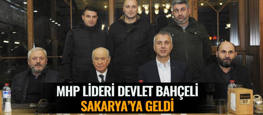 MHP Genel Başkanı Sakarya'ya geldi