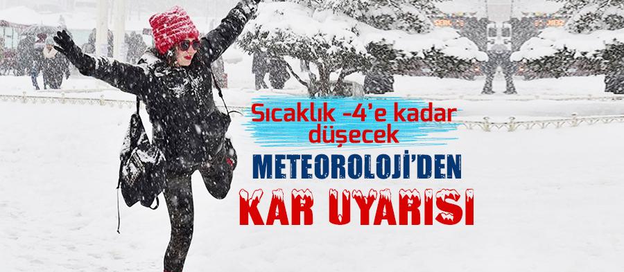 Meteorolojiden kar uyarısı