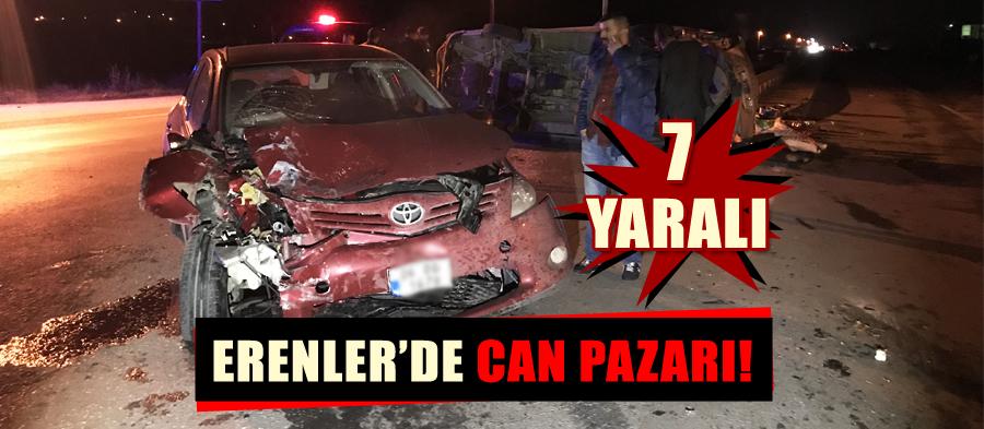 Erenler'de trafik kazası