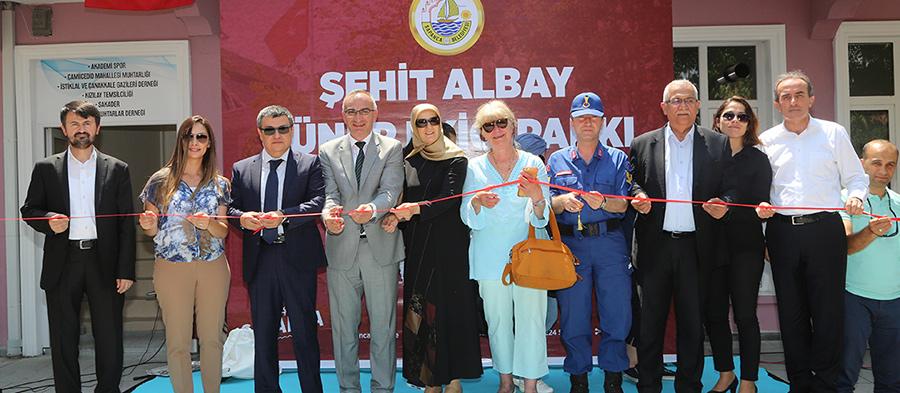 Şehit Albay Güner Ekici Parkı yeni yüzüyle hizmete açıldı