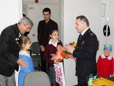 Polis Amcalarını Ziyarete Geldiler