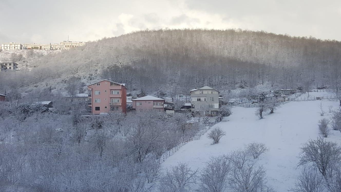 Beklenen kar geldi