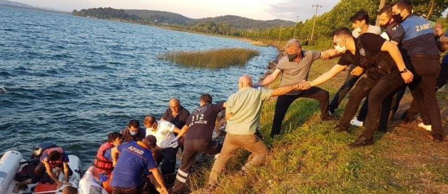 Serinlemek için Sapanca Gölüne girdi boğuldu