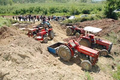 Karapınar Köylülerinden Taş Ocağı Protestosu  