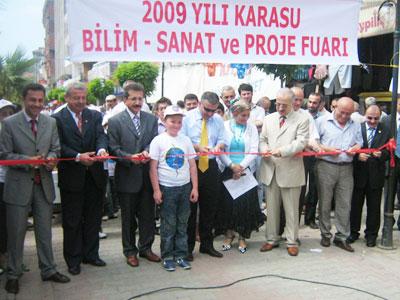 Karasu'da Bilim, Sanat ve Proje Fuarı Açıldı