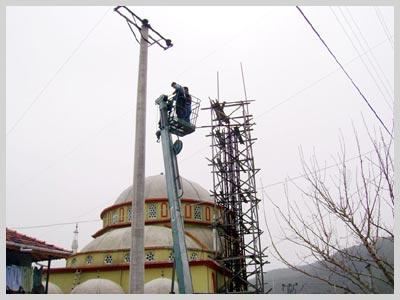 Konak Camii'nin Minaresi Tamamlanacak