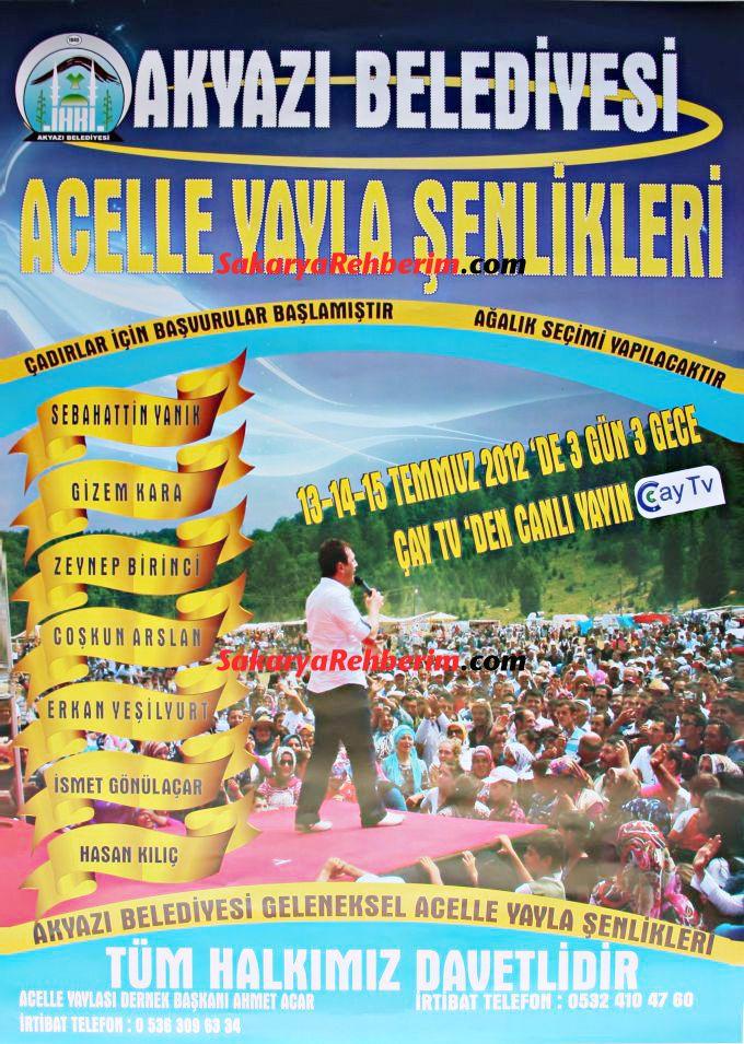 Acelle Yaylası şenlikleri başlıyor... (Detaylar)