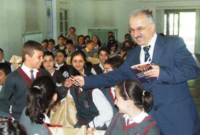 Aksoy ve Yazıcı, Öğrencilerle Söyleşi Yaptı