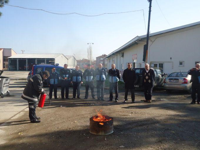 Erenler Belediyesi'nden yangın tatbikatı