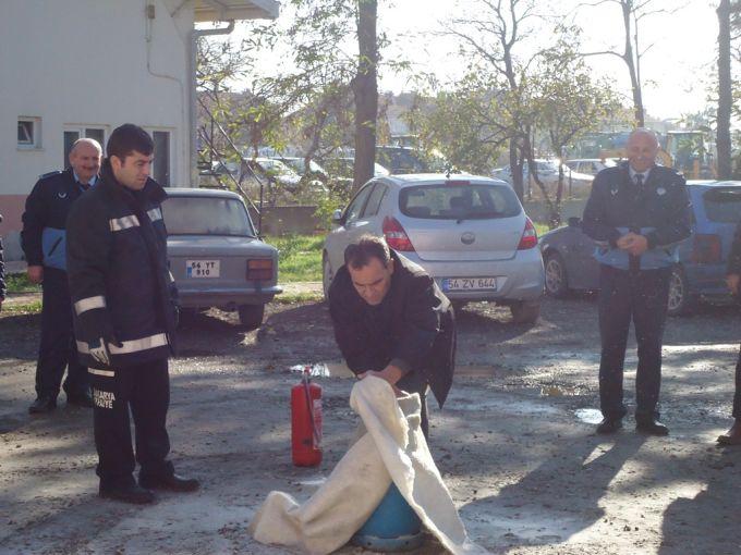 Erenler Belediyesi'nden yangın tatbikatı