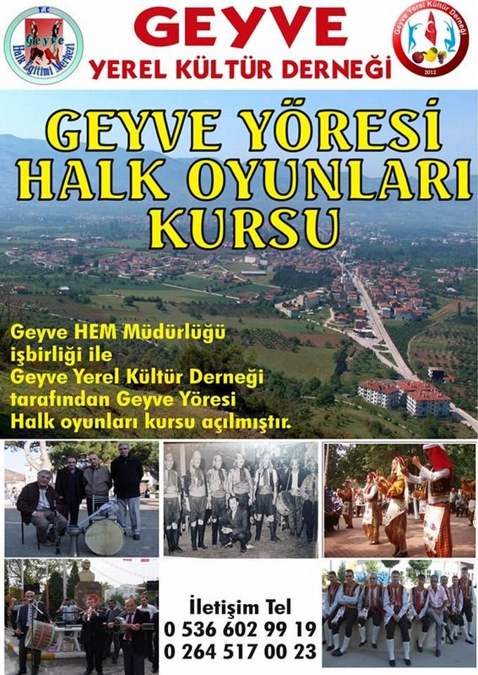 Geyve'de halk oyunları kursu