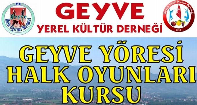 Geyve'de halk oyunları kursu