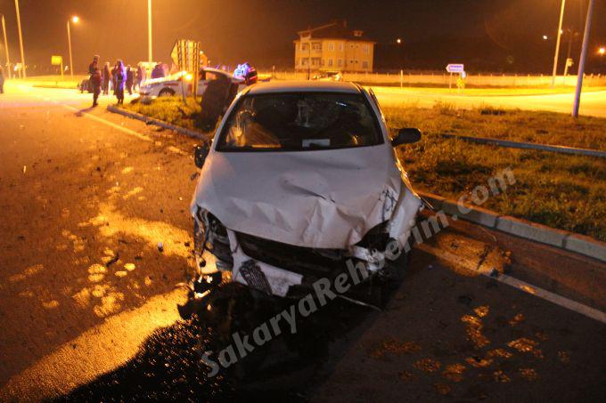 Karasu'da trafik kazası!