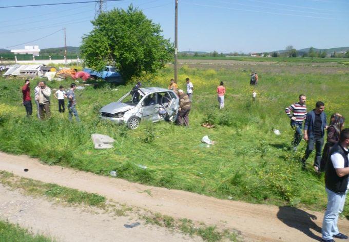 Karaman duble yolunda trafik kazası