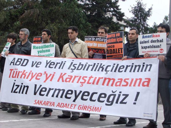 ABD Dışişleri Bakanı'nın gelişi protesto edildi