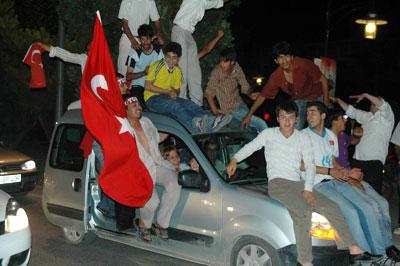 Sakarya'da Milli Maç Coşkusu