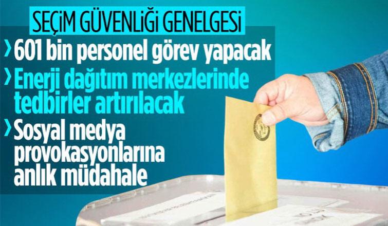 İçişleri Bakanlığı'ndan 'seçim tedbirleri' genelgesi