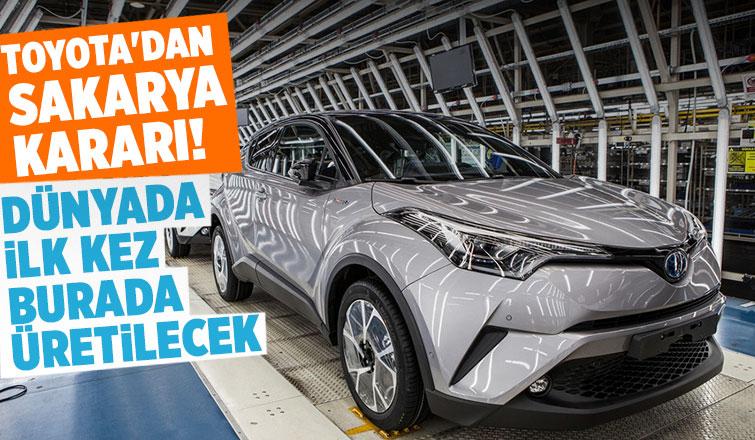 Toyota'nın şarj edilebilir hibrit otomobili Sakarya'da üretilecek