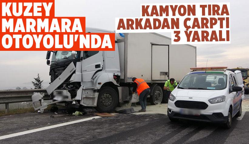 Kuzey Marmara Otoyolu'nda Kaza: 3 yaralı