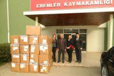 Erenler'de 720 öğrenciye giyim malzemesi dağıtıldı