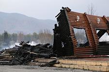 Sakarya Botanik'in yönetim binası yandı